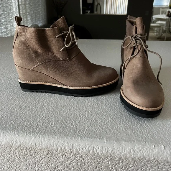 Eileen Fisher NEW Falcon Nubuck boots - Picture 6 of 8